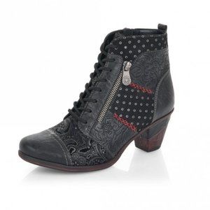 Remonte Cheyenne 87 Black/Chianti Ankle Boots Size 41 Remonte Cheyenne 87 Black/Chianti Ankle Boots Size 41